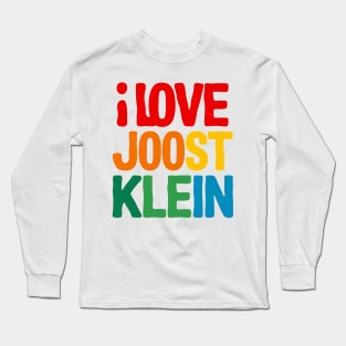 I Love Joost Klein Long Sleeve T-Shirt